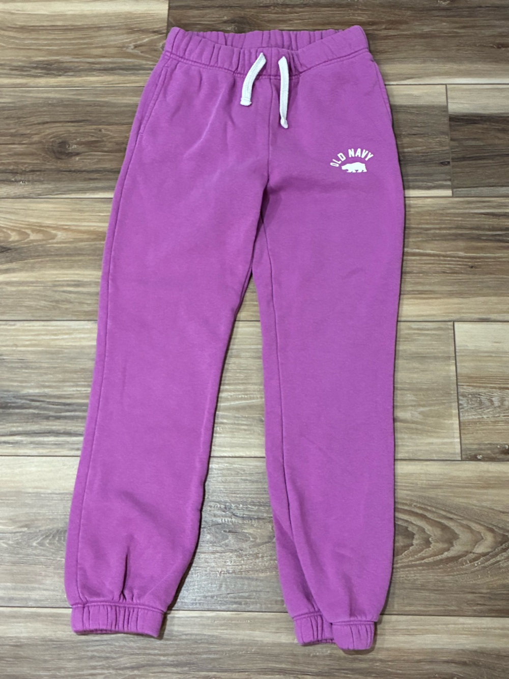 Old Navy Girls Bright Pink Magenta  Jogger Sweatpants Girls Large 10/12